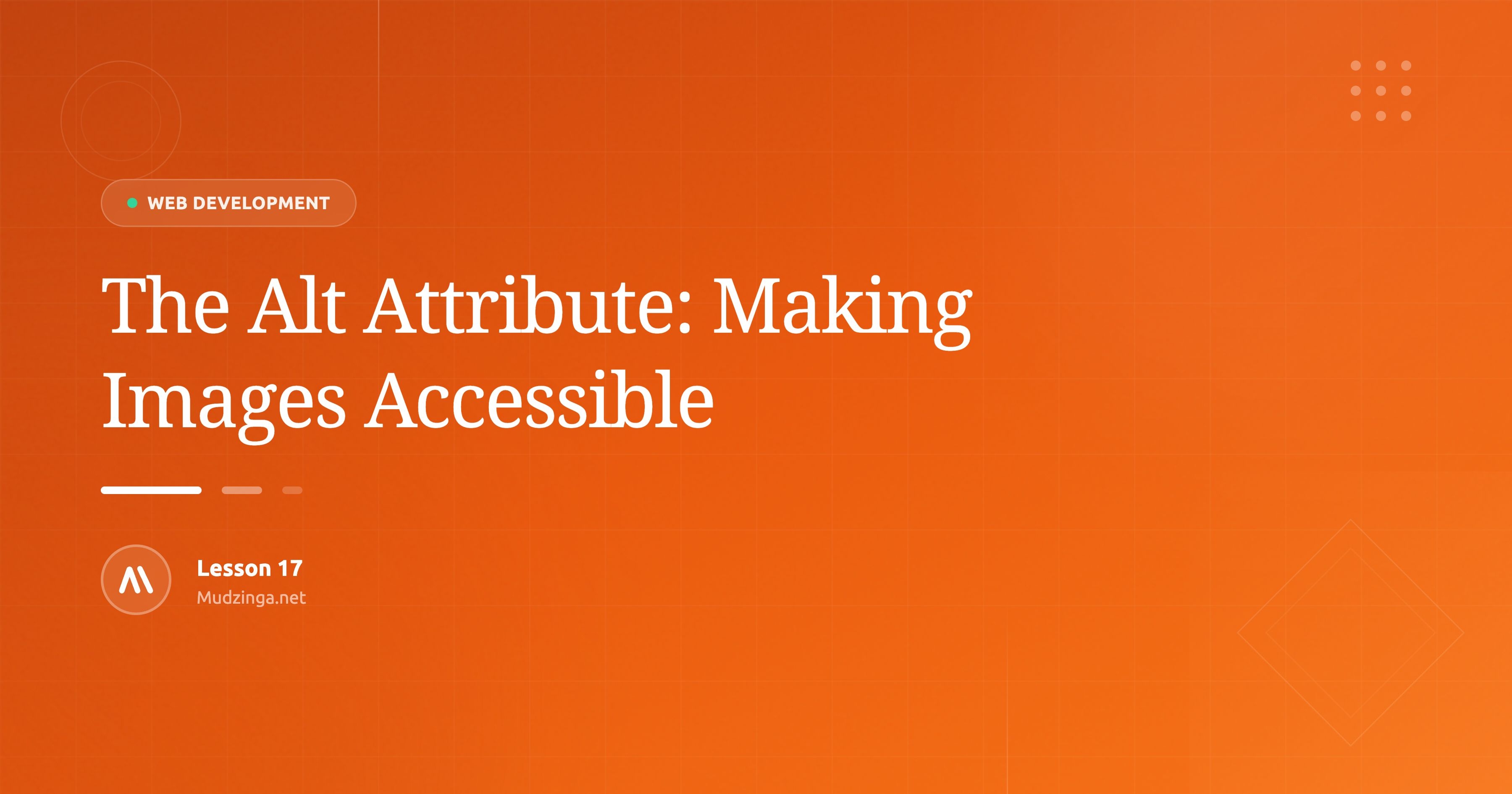 The Alt Attribute: Making Images Accessible