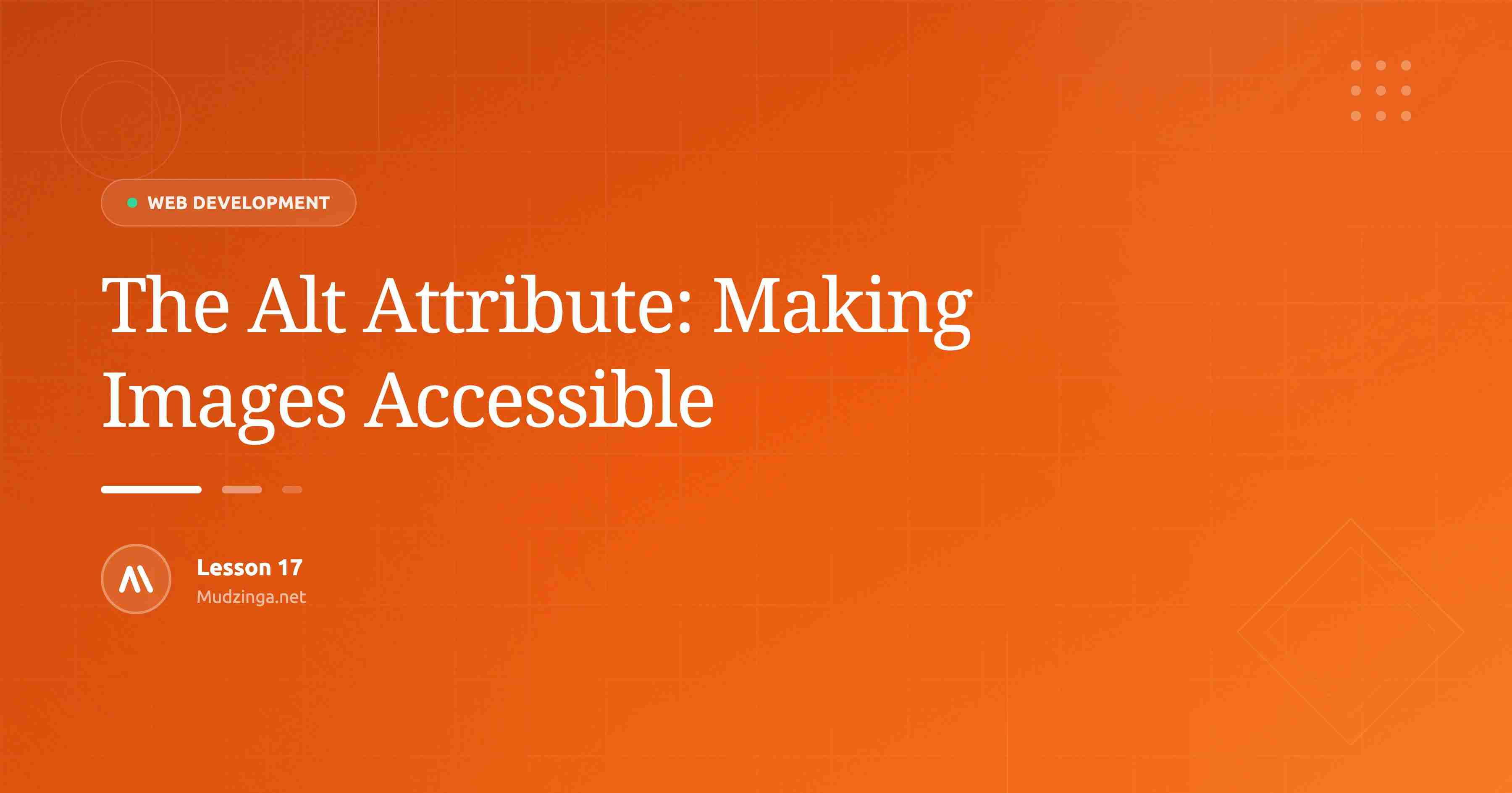 The Alt Attribute: Making Images Accessible