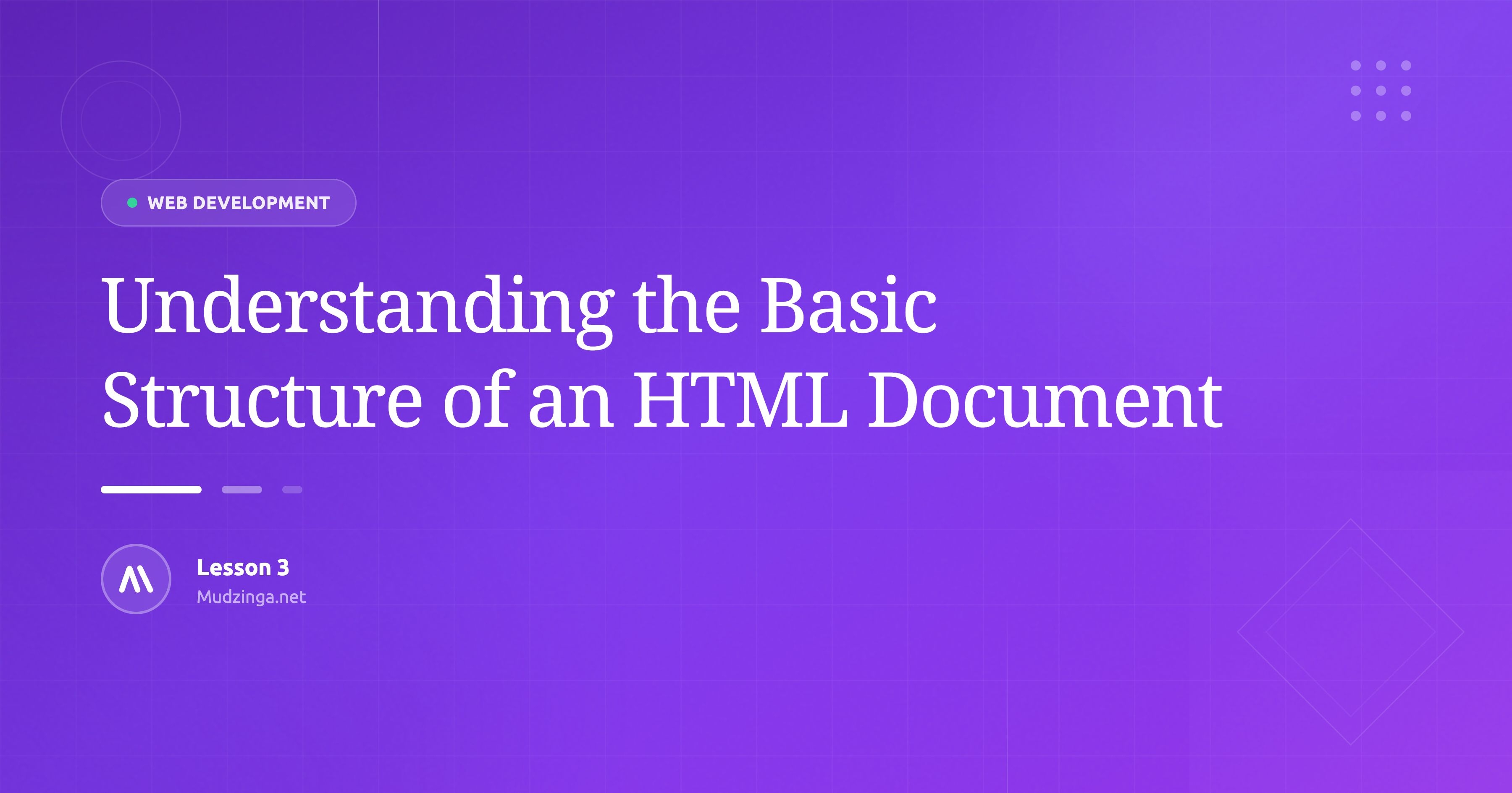Understanding the Basic Structure of an HTML Document