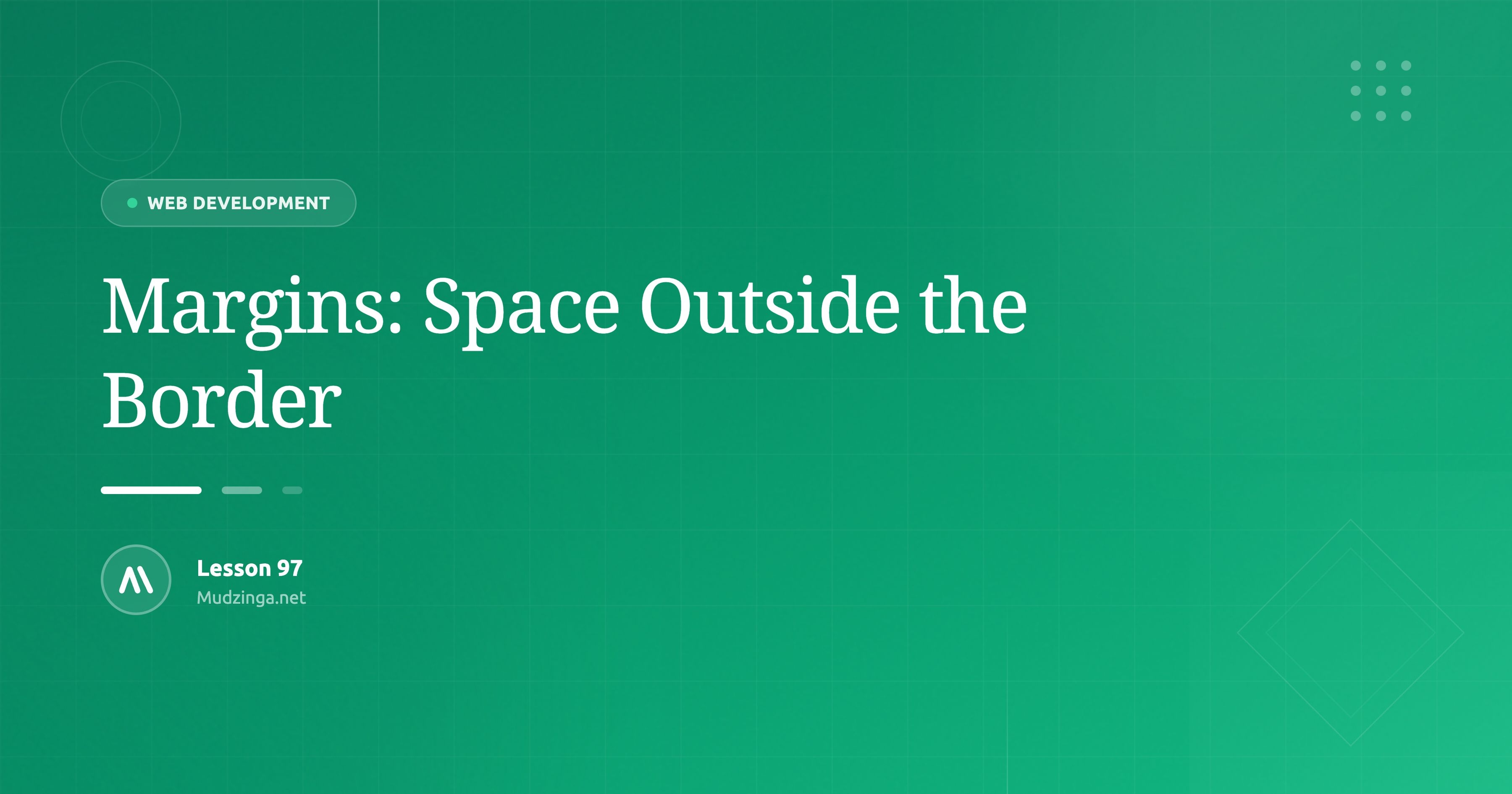 Margins: Space Outside the Border