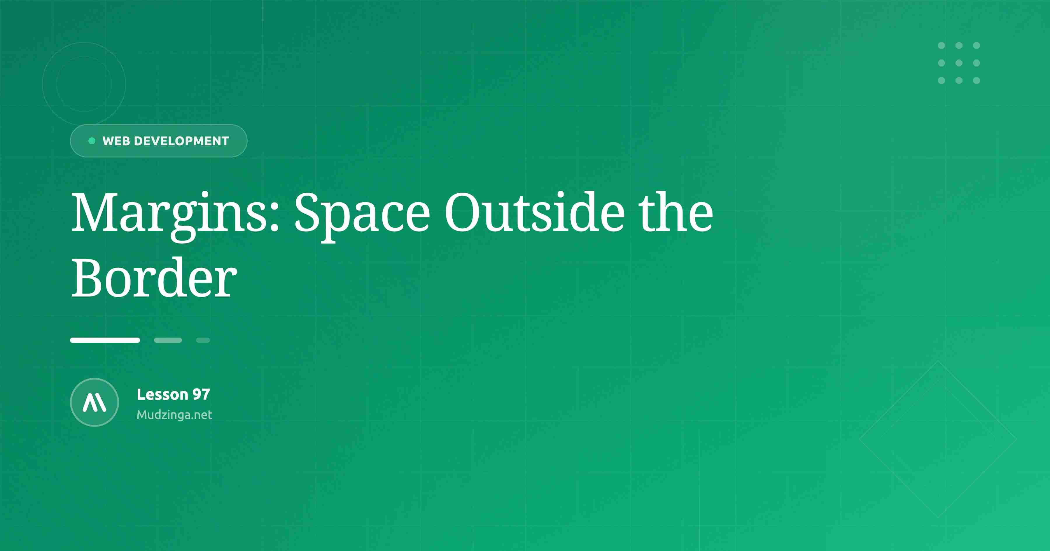 Margins: Space Outside the Border