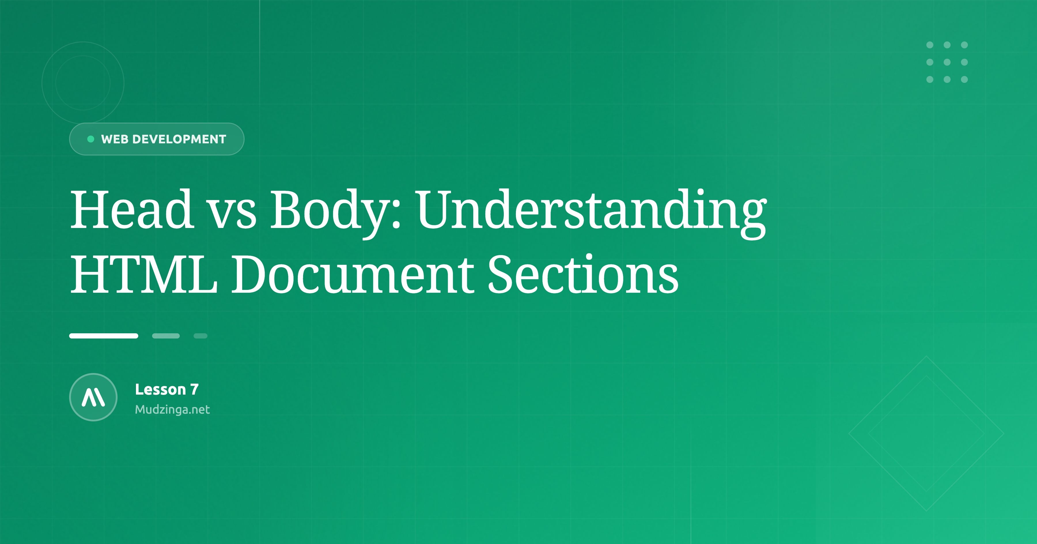 Head vs Body: Understanding HTML Document Sections