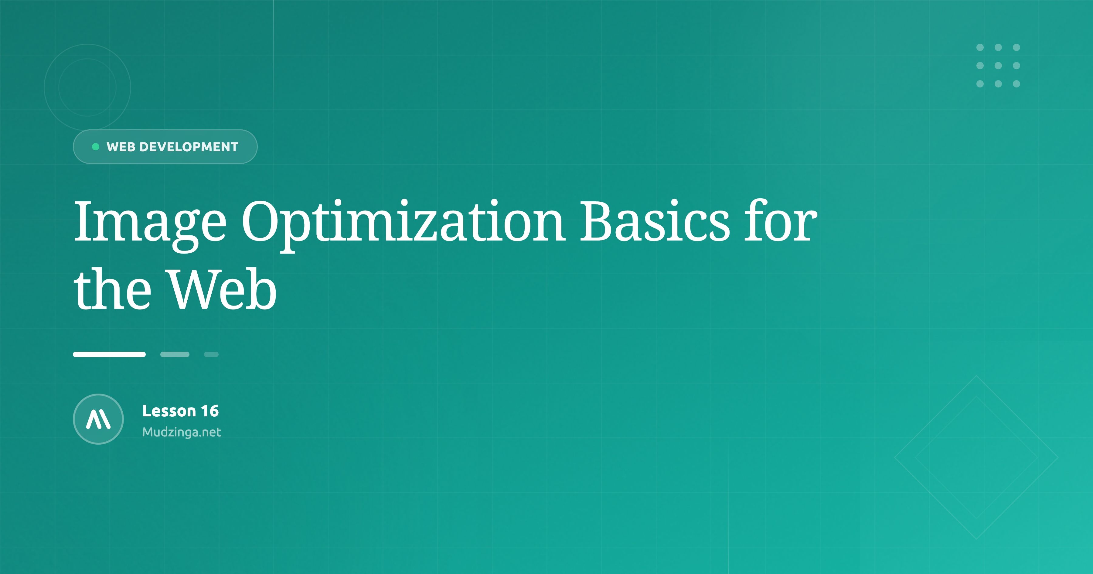 Image Optimization Basics for the Web
