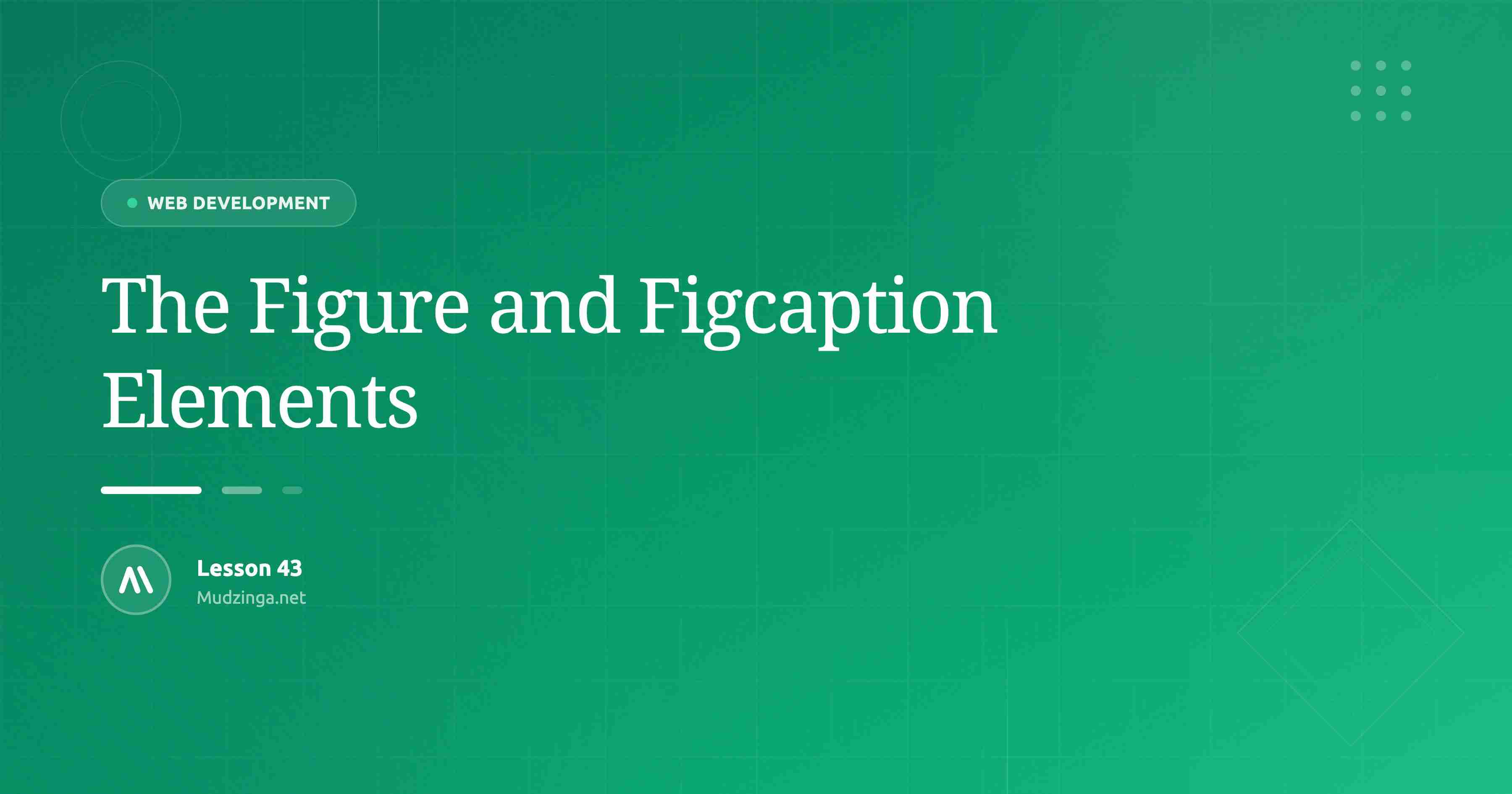 The Figure and Figcaption Elements