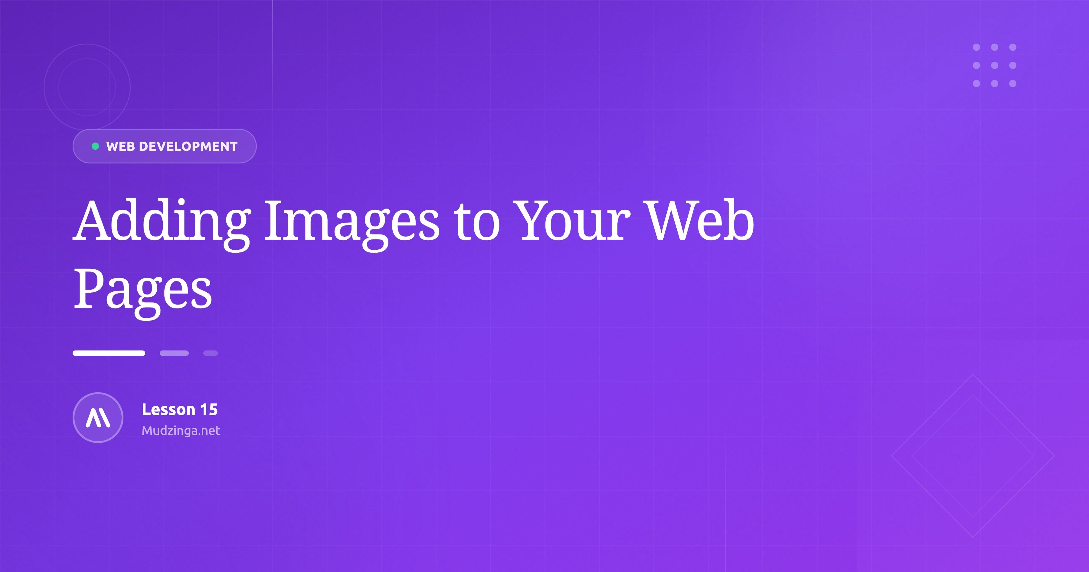 Adding Images to Your Web Pages