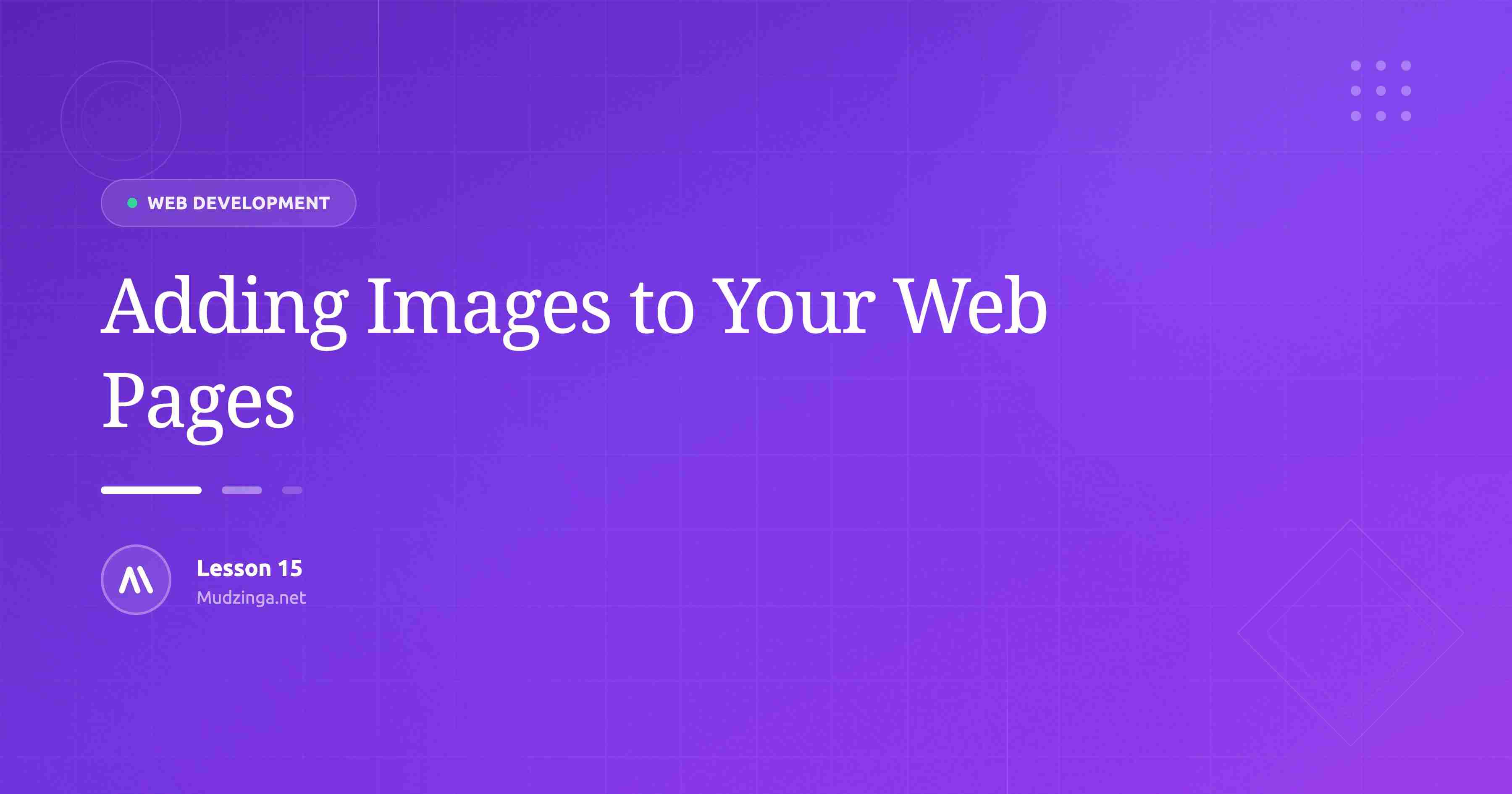Adding Images to Your Web Pages
