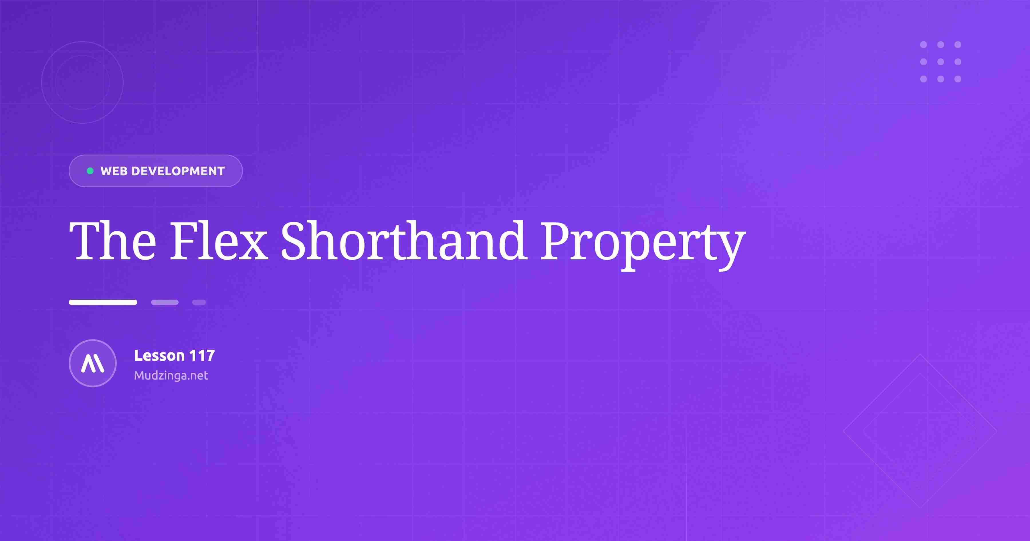 The Flex Shorthand Property