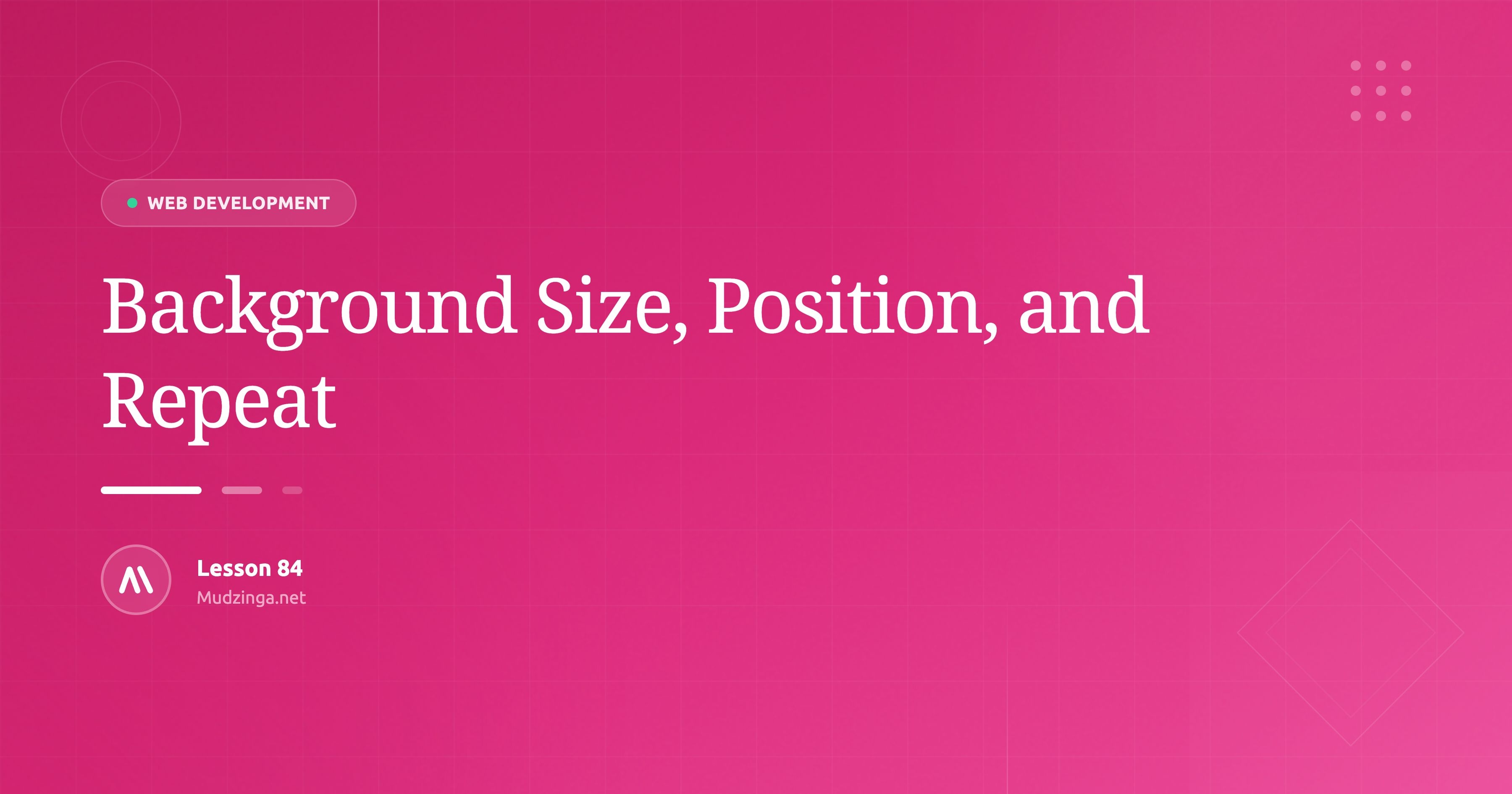 Background Size, Position, and Repeat