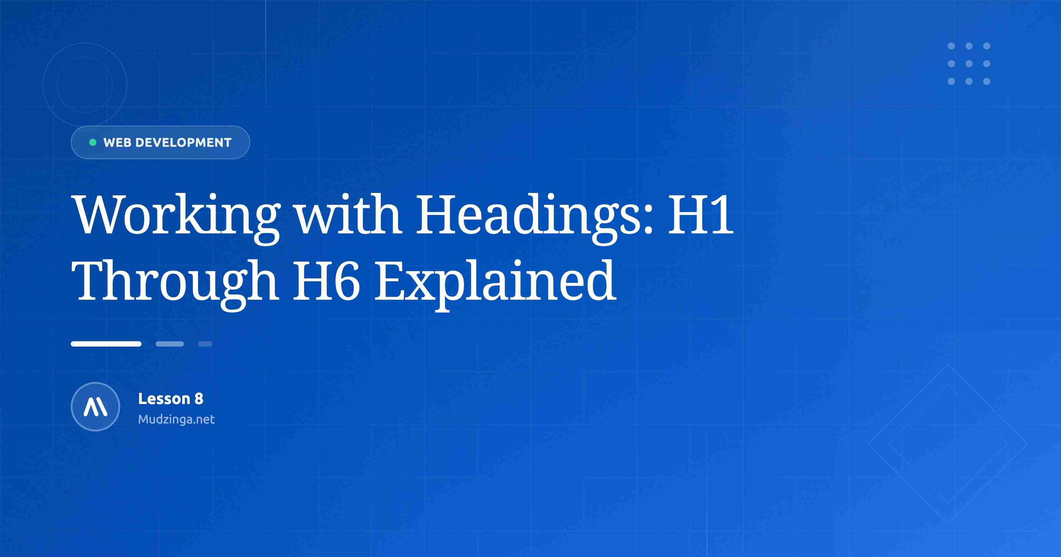 Working with Headings: H1 Through H6 Explained