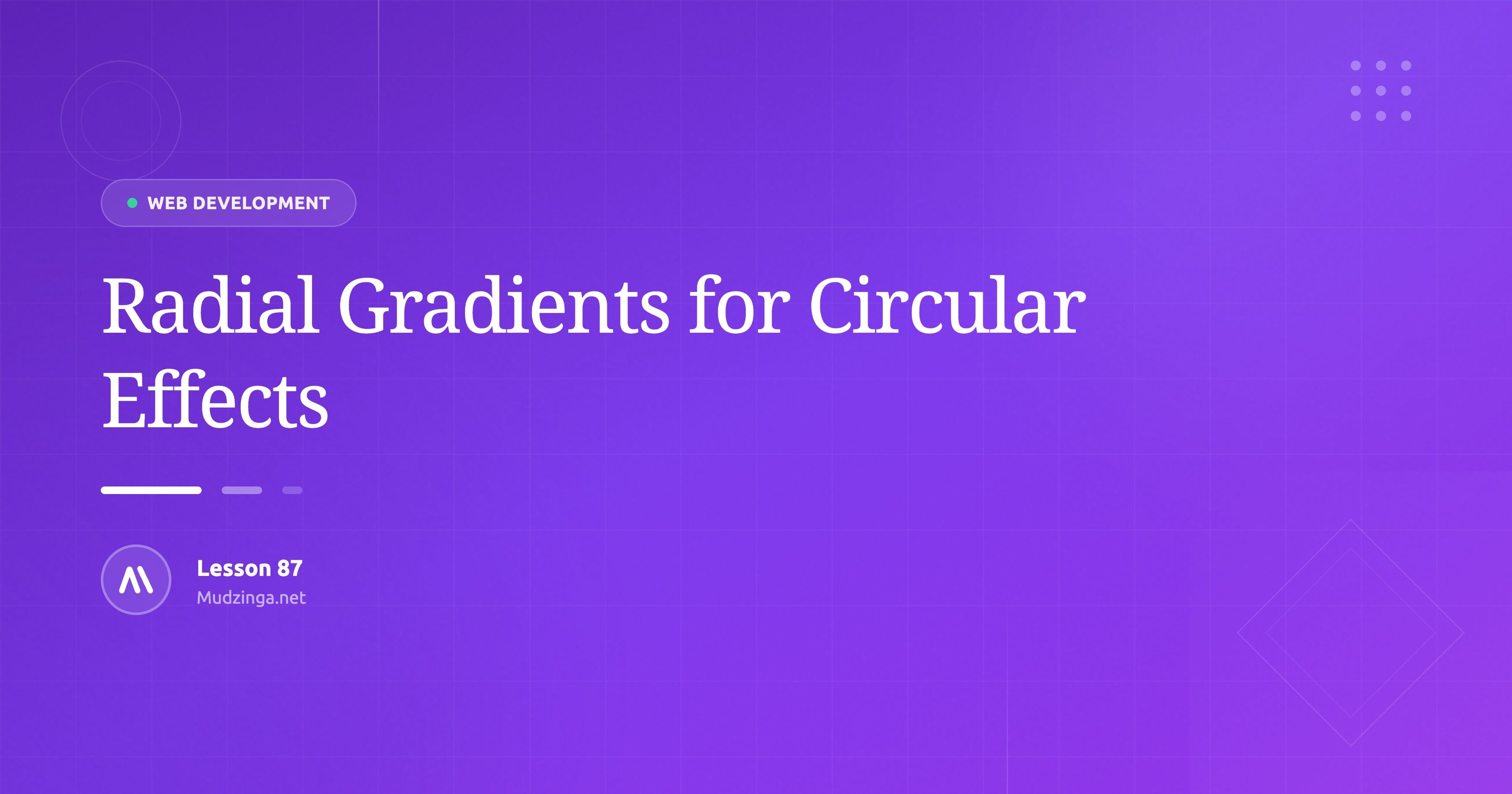 Radial Gradients for Circular Effects